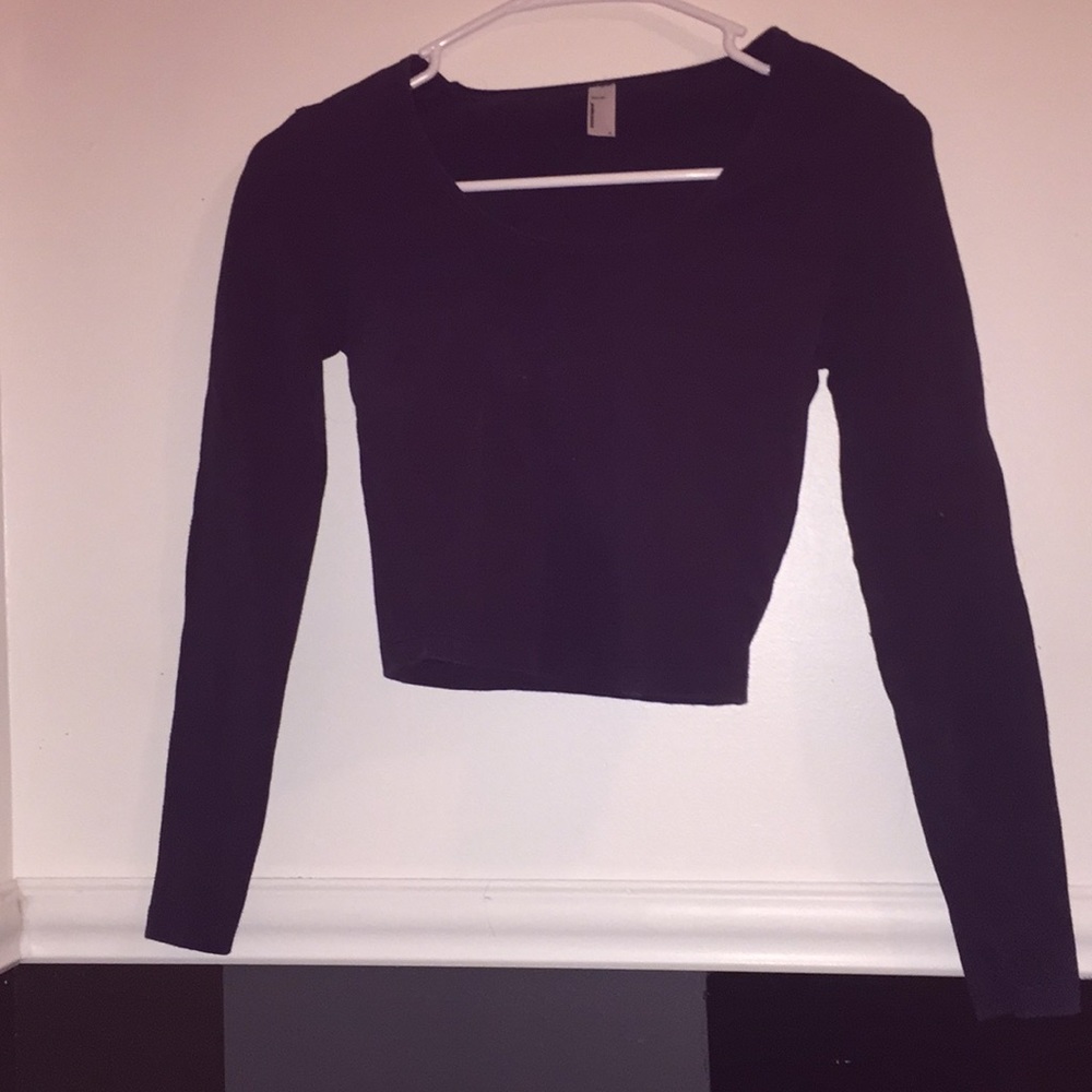 American Apparel Cropped Long Sleeve